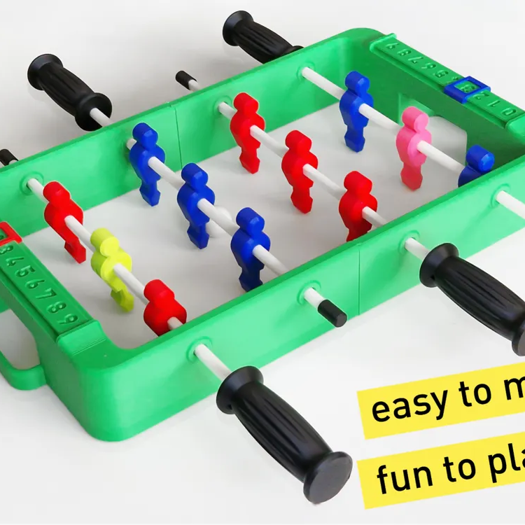 3D Baskılı Table Football Game – Şık, Dayanıklı ve Ailece Keyifli